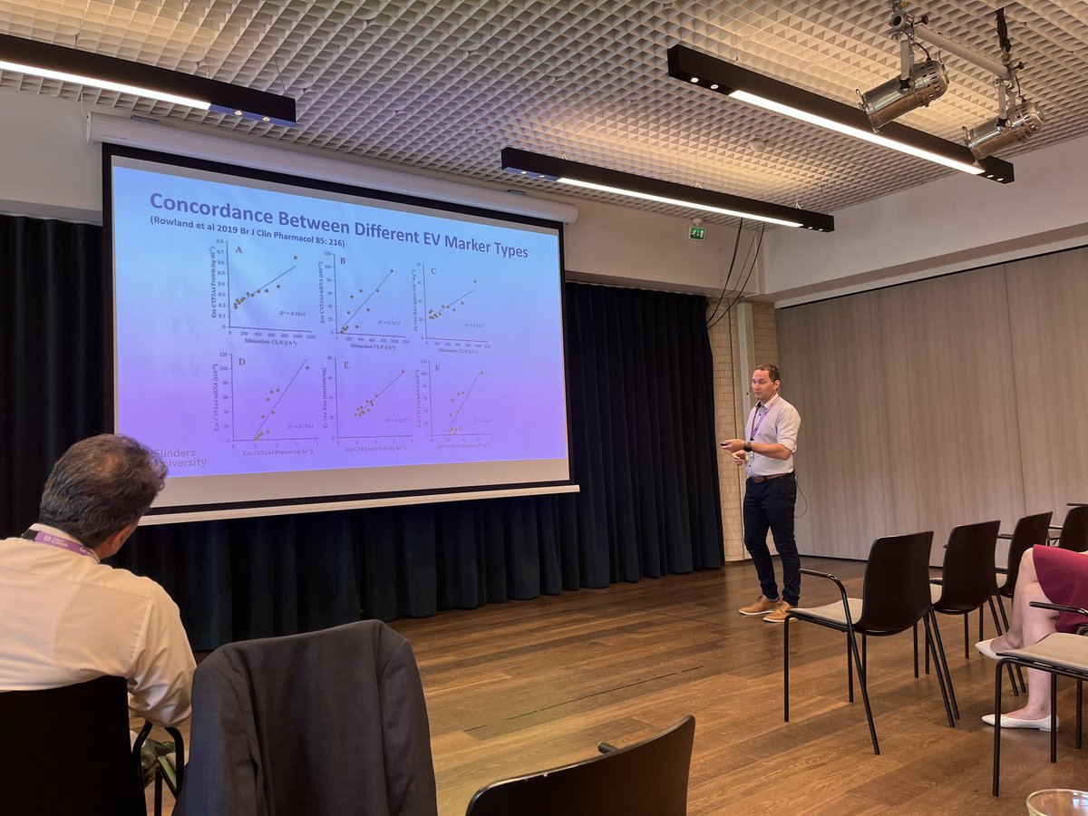 ProfNiemi's tweet photo. Heated discussion ongoing on liquid biopsies in ADME at #NORPM2023 with Amin Rostami-Hodjegan, Andrew Rowland and Magnus Ingelman-Sundberg! @SkfyFscp https://t.co/PqclFHh4C7