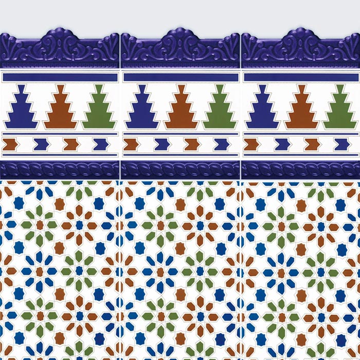 Absolutely love Andalusian style de las paredes de los patios.