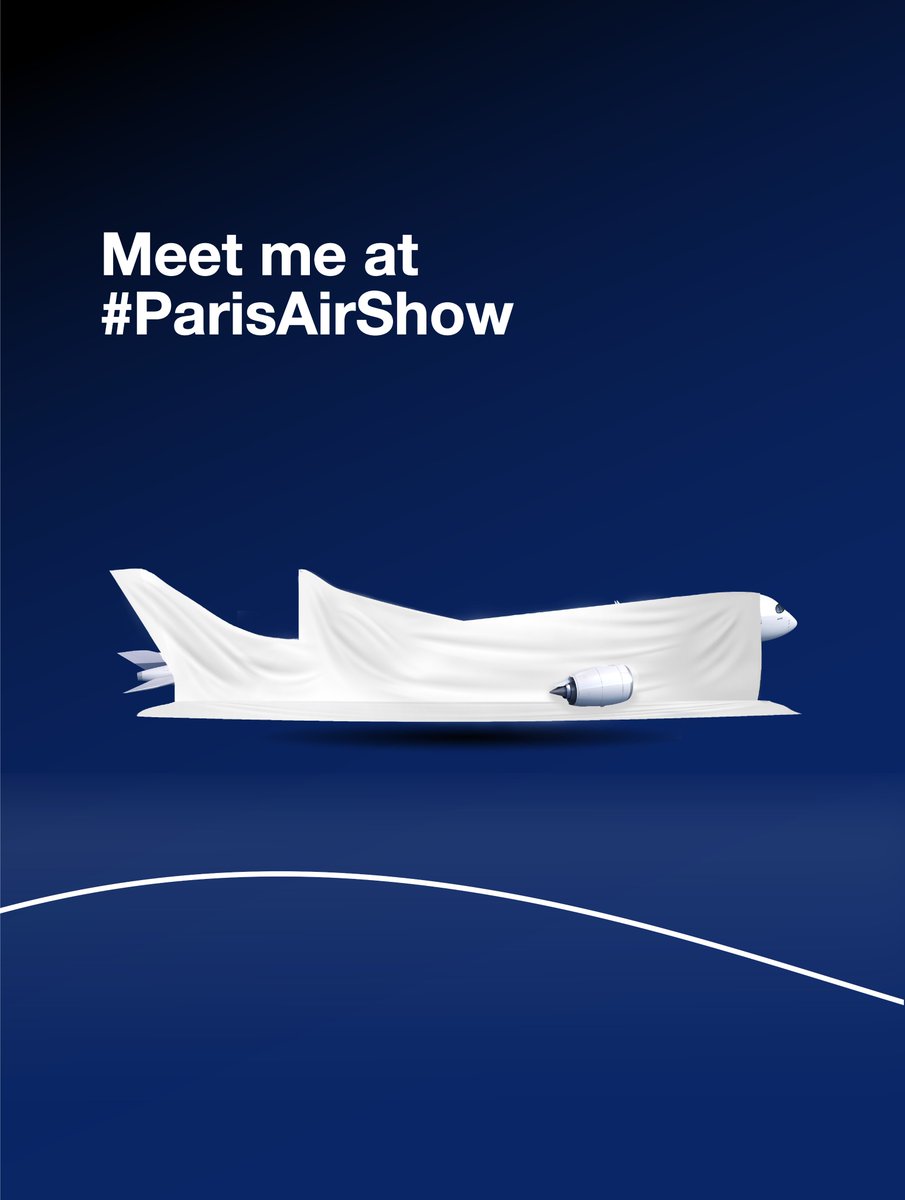 I just celebrated my 10th #FirstFlight anniversary - can you guess who's coming to #ParisAirShow?