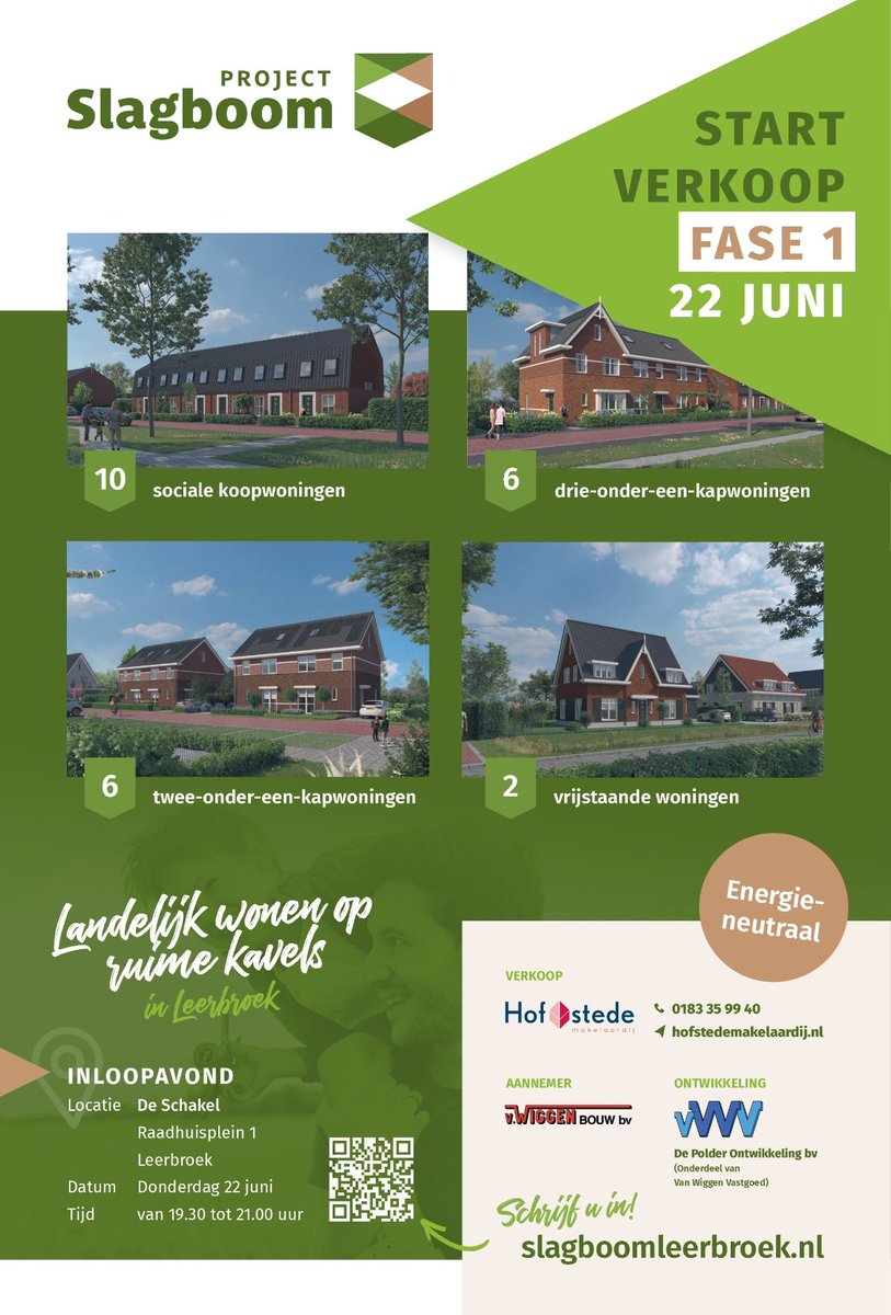 Donderdag 22 juni a.s. houden wij een inloopavond voor geïnteresseerden en belangstellenden. Een en ander in ontmoetingsruimte "De Schakel" in Leerbroek. 
Houd de projectsite in de gaten. slagboomleerbroek.nl