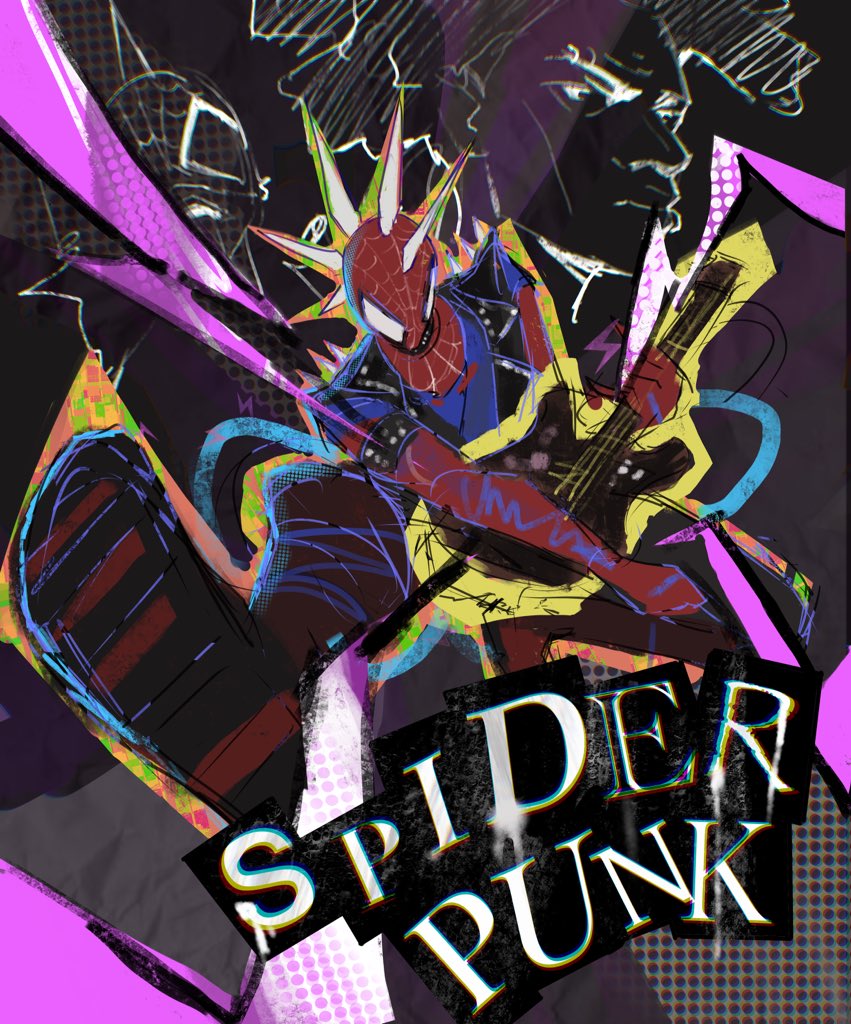 D#311
#SpiderVerse #hobbiebrown #Spiderpunk