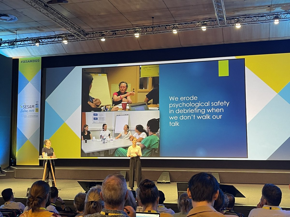 Dr. Sharan Mahtani (@sharanmahtani) on Twitter photo State of the art lecture at #SESAM2023 <a href="/GetCuriousNow/">Jenny Rudolph</a> Psychological safety in debriefing is a moderating force and can enhance learning if present and hinder if not present State of the art lecture at #SESAM2023 <a href="/GetCuriousNow/">Jenny Rudolph</a> Psychological safety in debriefing is a moderating force and can enhance learning if present and hinder if not present