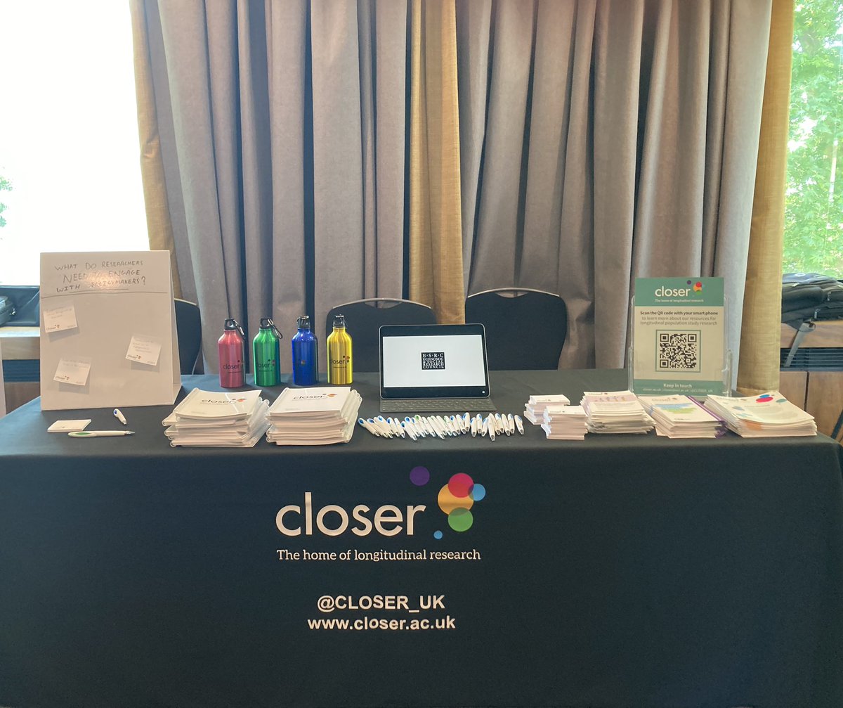 CLOSER (@closer_uk) on Twitter photo Our pop up stand has gone walkabout but we’re looking forward to seeing you all <a href="/TheSRAOrg/">Social Research Assn</a> #SRAconf23 today to talk all things #longitudinal
Come check out our free resources for researchers during the breaks and lunch 😀 Our pop up stand has gone walkabout but we’re looking forward to seeing you all <a href="/TheSRAOrg/">Social Research Assn</a> #SRAconf23 today to talk all things #longitudinal
Come check out our free resources for researchers during the breaks and lunch 😀