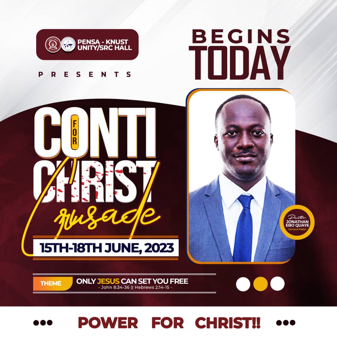 SrcPensa's tweet photo. 📌📌📌📌📌📌📌📌📌📌
CONTI🔥 FOR 🔥CHRIST🔥 CRUSADE🔥 BEGINS🔥 TODAY🔥❗❗❗❗❗❗❗❗❗❗

👀Let us make it a point to be there at 6:00pm sharp☄️ at the Conti-lovers bench.

Theme❤️‍🔥: ONLY JESUS CAN SET YOU FREE!

#Conti4christ
#PENSAKNUST
#PossessingTheNations https://t.co/8w04pTgQIj