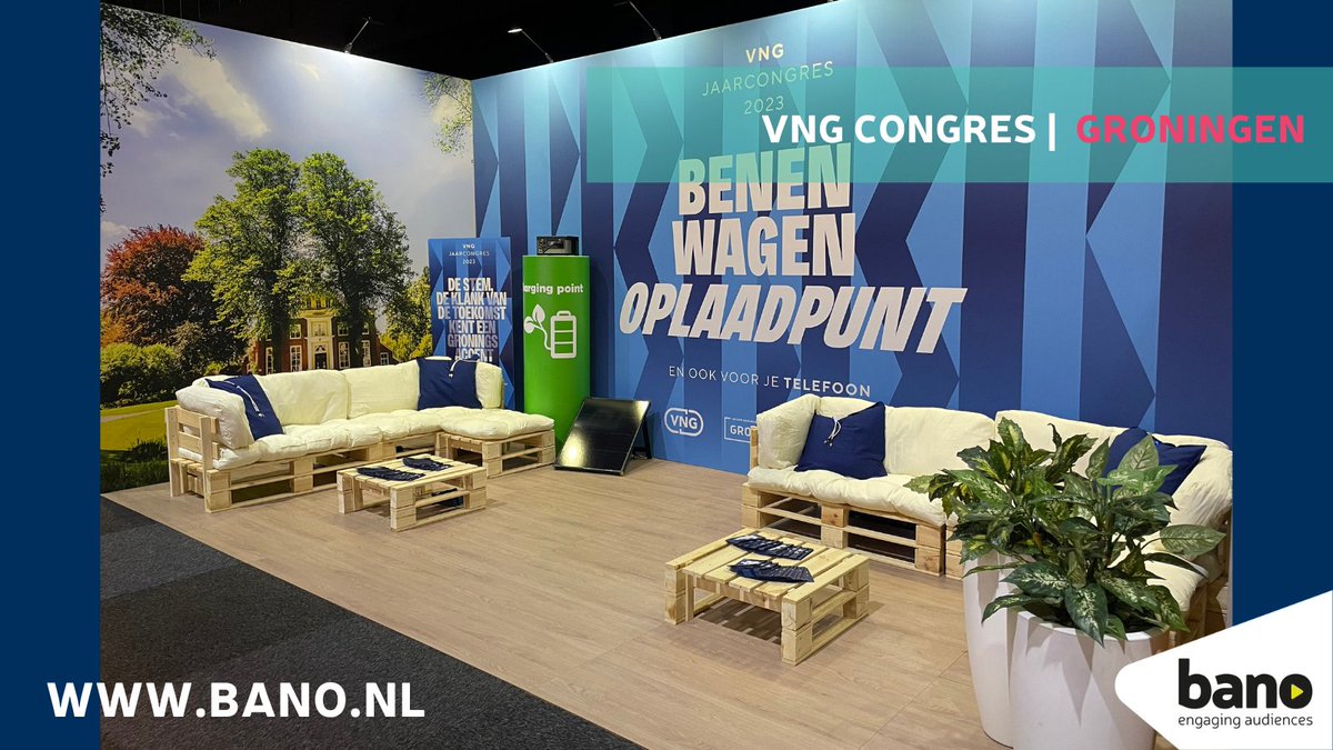 Wat een geweldige ervaring op het <a href="/VNGemeenten/">VNG</a> Congres in <a href="/Martiniplaza/">Martiniplaza Groningen</a> Onze stand bood de perfecte gelegenheid om op te laden en mensen genoten zichtbaar. Bedankt aan iedereen die langskwam en gebruikmaakte van onze oplaadruimte!