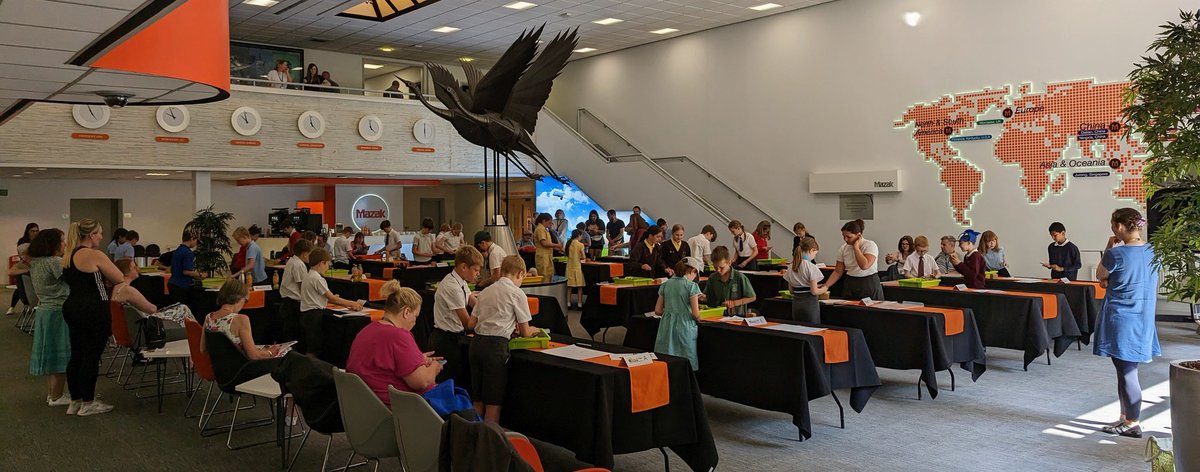 earlycareers_w's tweet photo. Today is our #PrimarySTEMchallenge final, kindly hosted by @MazakEurope! 

We will be joined by pupils from schools across the county to inspire then about STEM and the careers of the future. 

Good luck to all the teams taking part today!
#Worcestershire #WorcsFuture https://t.co/XfvY7XwKJl