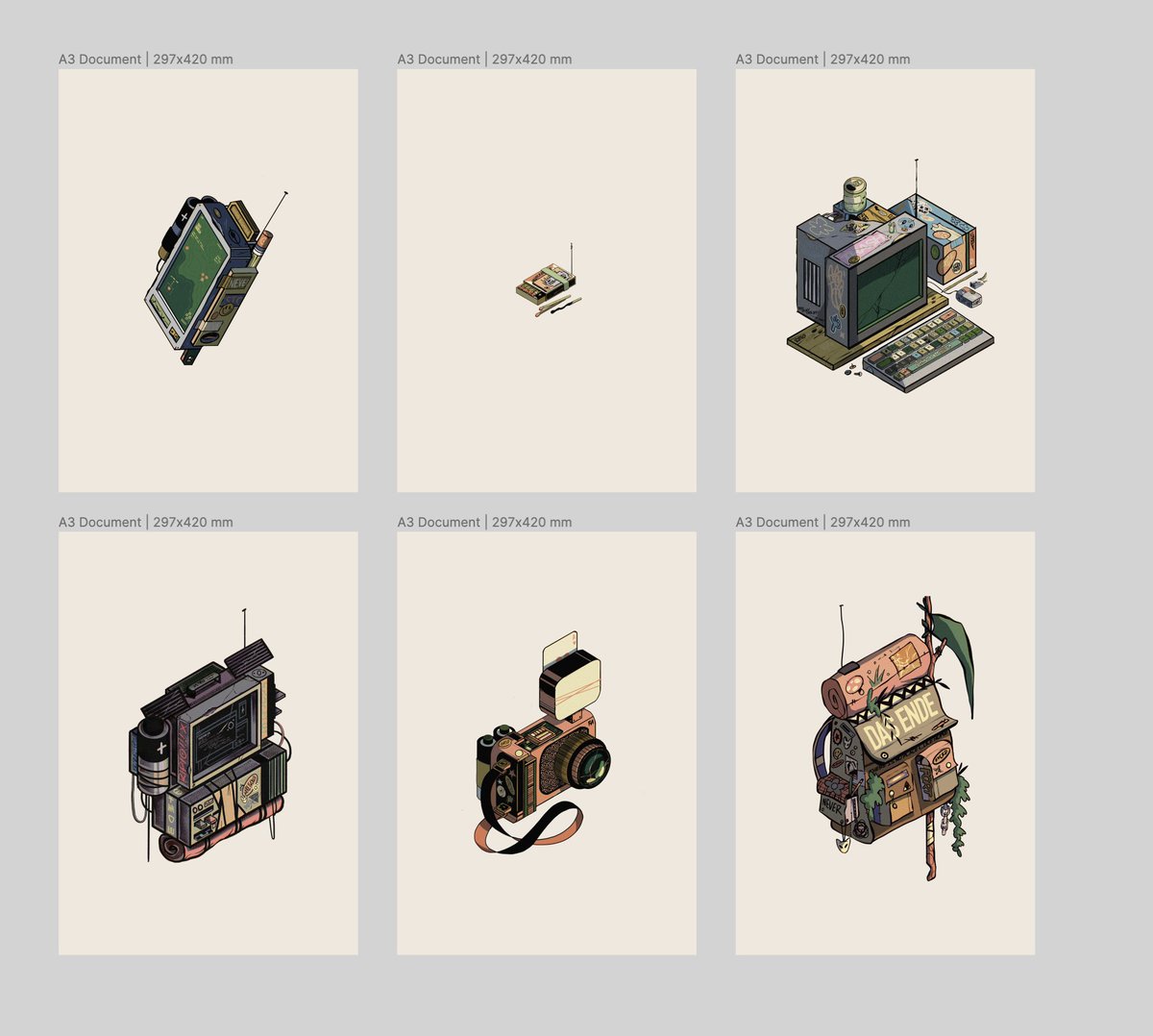 ___sampo___'s tweet photo. Some of the pieces being showcased on the exhibition in Berlin :) https://t.co/SXn8lrGFC0