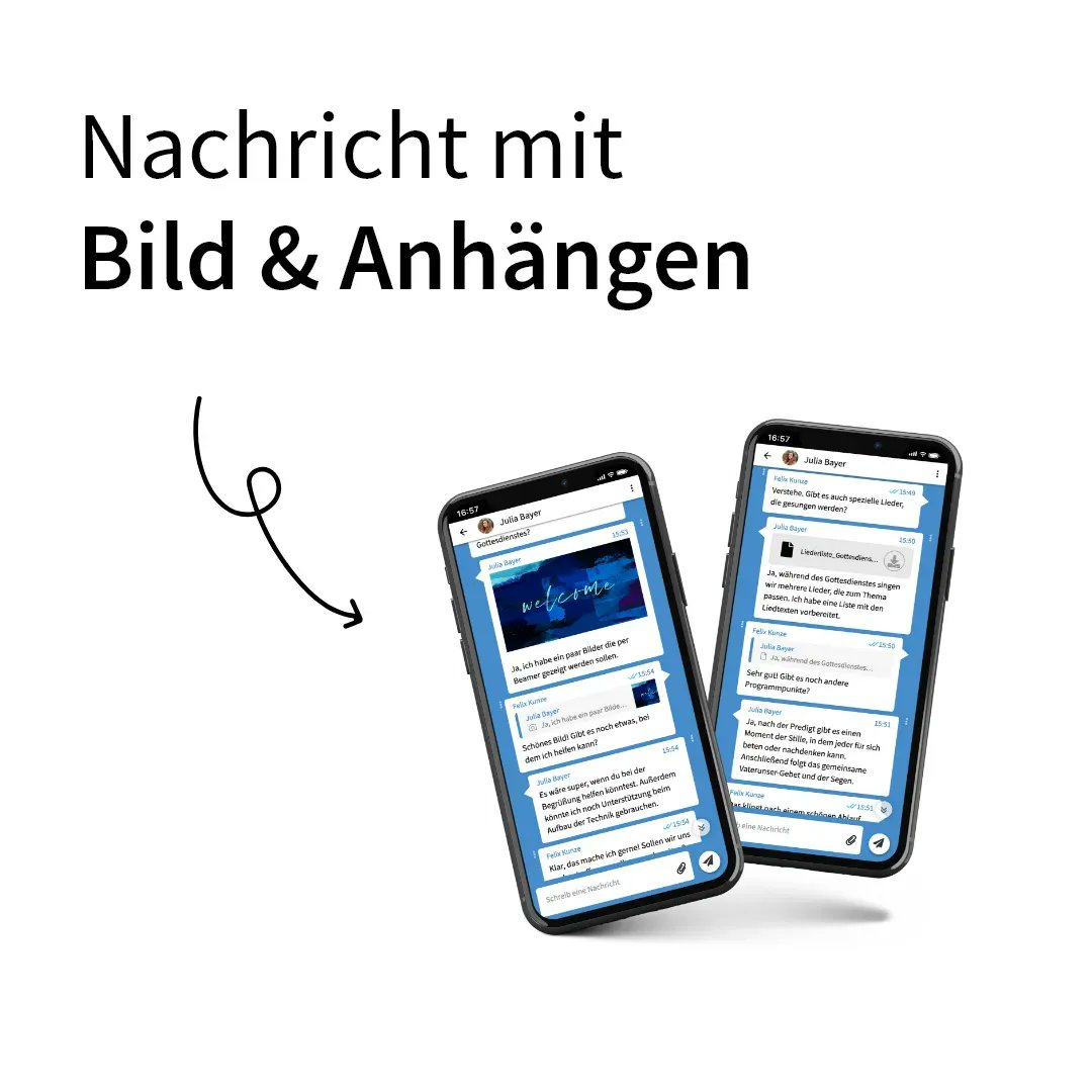 communiapp's tweet photo. 🔔 Neues Feature:  Bild und Anhänge mit Text in einer Nachricht 

Es ist nun möglich, Bilder und Anhänge gemeinsam mit Text in einer Nachricht zu versenden. 

Dieses Feature wird in den nächsten Wochen auf deinem Smartphone verfügbar sein. 😊 https://t.co/qe9b3nKn1z