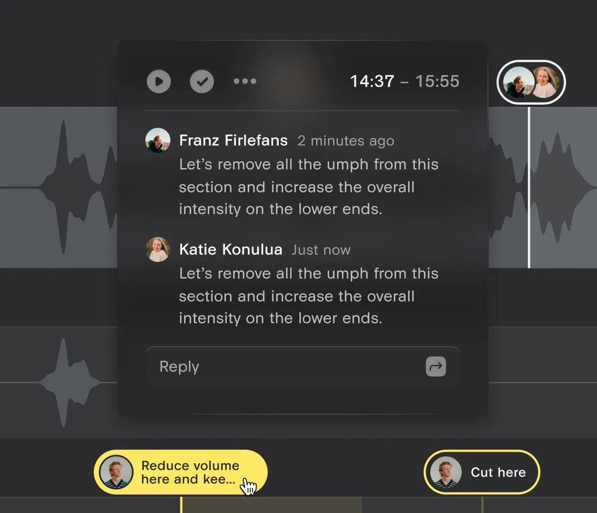 Comments 🌝 by <a href="/produkhelt/">Produkthelt</a> layers.to/layers/clivmve…