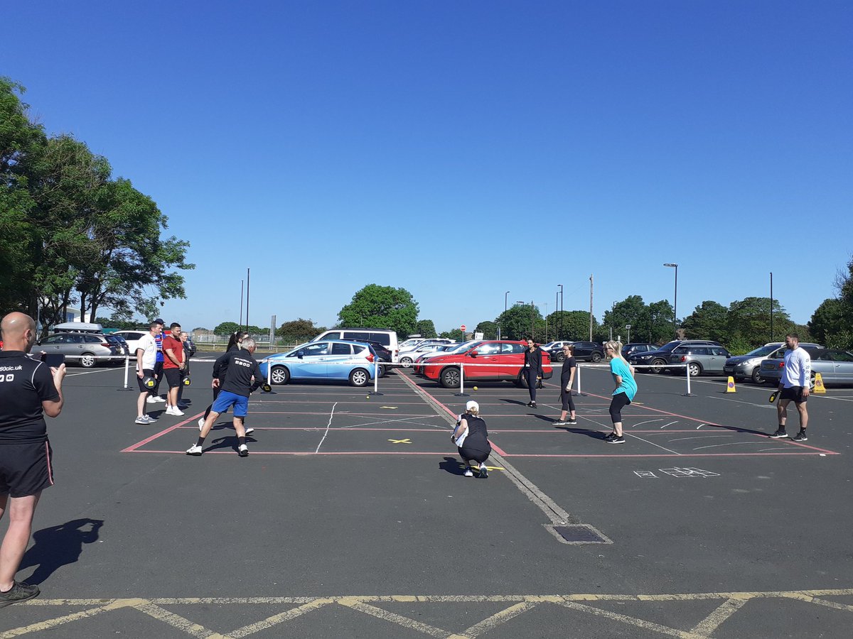 NorthTynesidePE's tweet image. Jam packed day at the Primary PE Network! #streetracket workshop @net360 🎾@YourSchoolGames Mark applications🏅curriculum support, school sport consultation, sharing the revised #HealthySchools self-assessment, #Bikeability opportunities🚴‍♀️ @active_NT &amp;amp; #ActiveMile celebration👏