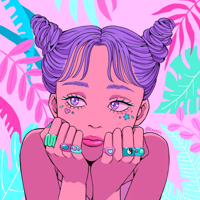  #あなたのぴんく色の作品を見せてください