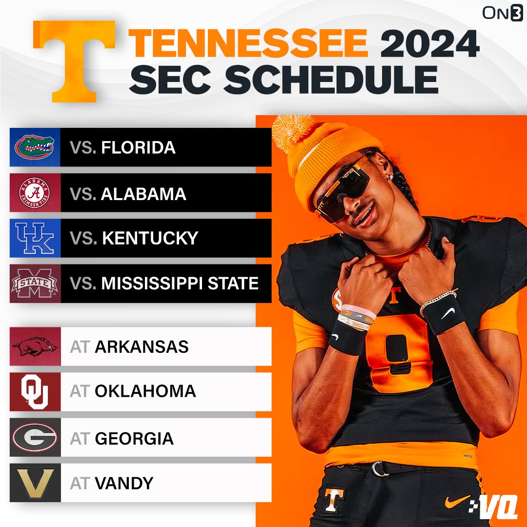 Tn Vols Football Schedule 2024 Tv Leena Myrtice