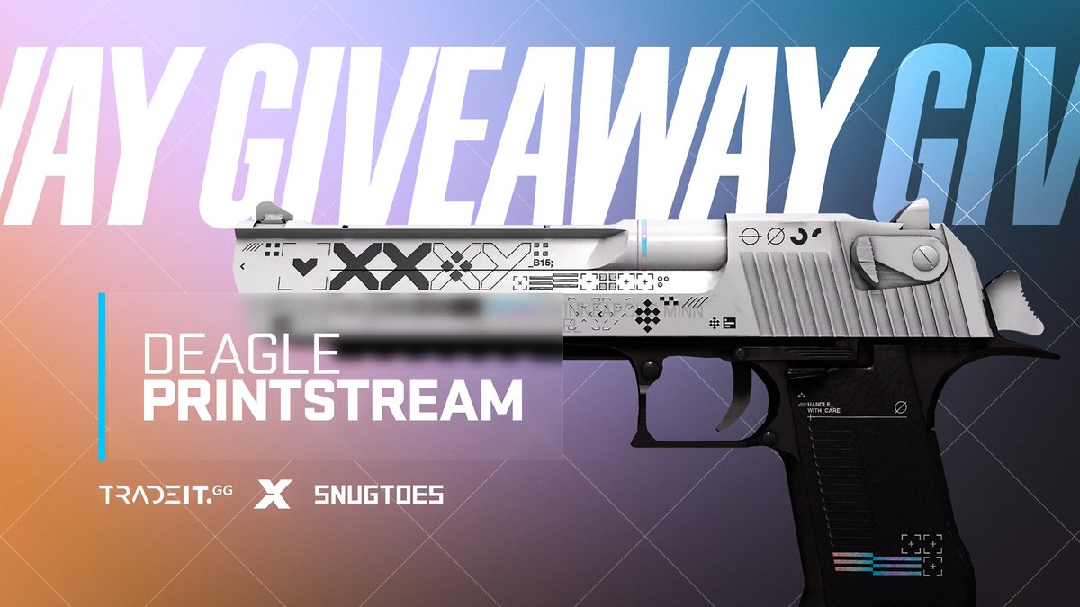 😼DESERT EAGLE | PRINTSTREAM MW GIVEAWAY😼

▶️Follow @tradeit_gg and Me
🔁Retweet and Like
⏩Tag a friend

Ends in 5 Days! GL! <3