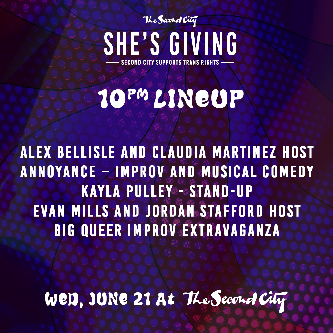 Mark your calendar! 🗓️ It's a 6-hour extravaganza to celebrate and support Trans Rights.🥳 Every ticket sold directly supports the Transformative Justice Law Project of Illinois .🏳️‍⚧️❤️ secondcity.com/shows/chicago/…