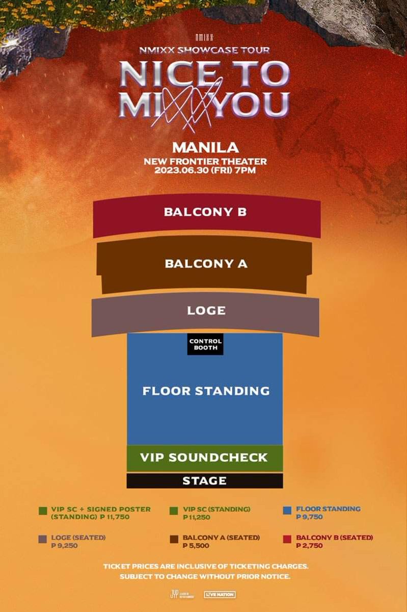 Wtb/lfs
NMIXX Showcase tour Ph
Balcony B (1 ticket)
#NMIXX

Let me see Nmixx :<