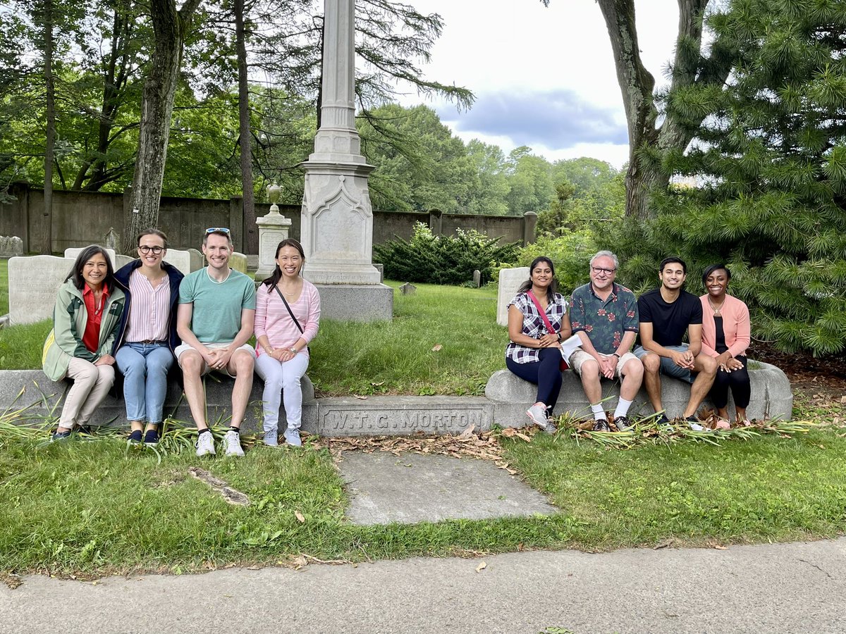 Brigham and Women’s OB Anesthesia (@brighamobanes) on Twitter photo At the grave of the man who started it all- William Morton, the man who first demonstrated the use of ether at MGH! <a href="/MountAuburnCem/">Mount Auburn Cemetery</a> At the grave of the man who started it all- William Morton, the man who first demonstrated the use of ether at MGH! <a href="/MountAuburnCem/">Mount Auburn Cemetery</a>