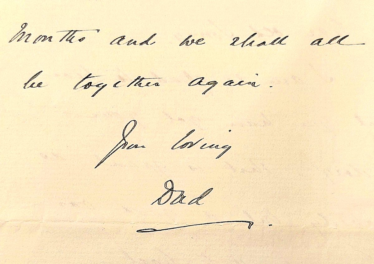 #HappyFathersDay!

To celebrate, we are sharing this endearing letter [DE/15/1/6/46] from the Earl of Dudley, ‘Dad’, to 'dear old Sonny', from the Government House, Sydney. 5 Apr 1911.

“Only a few more months &amp; we shall all be together again. Your loving Dad”.

#FathersDay #Dad