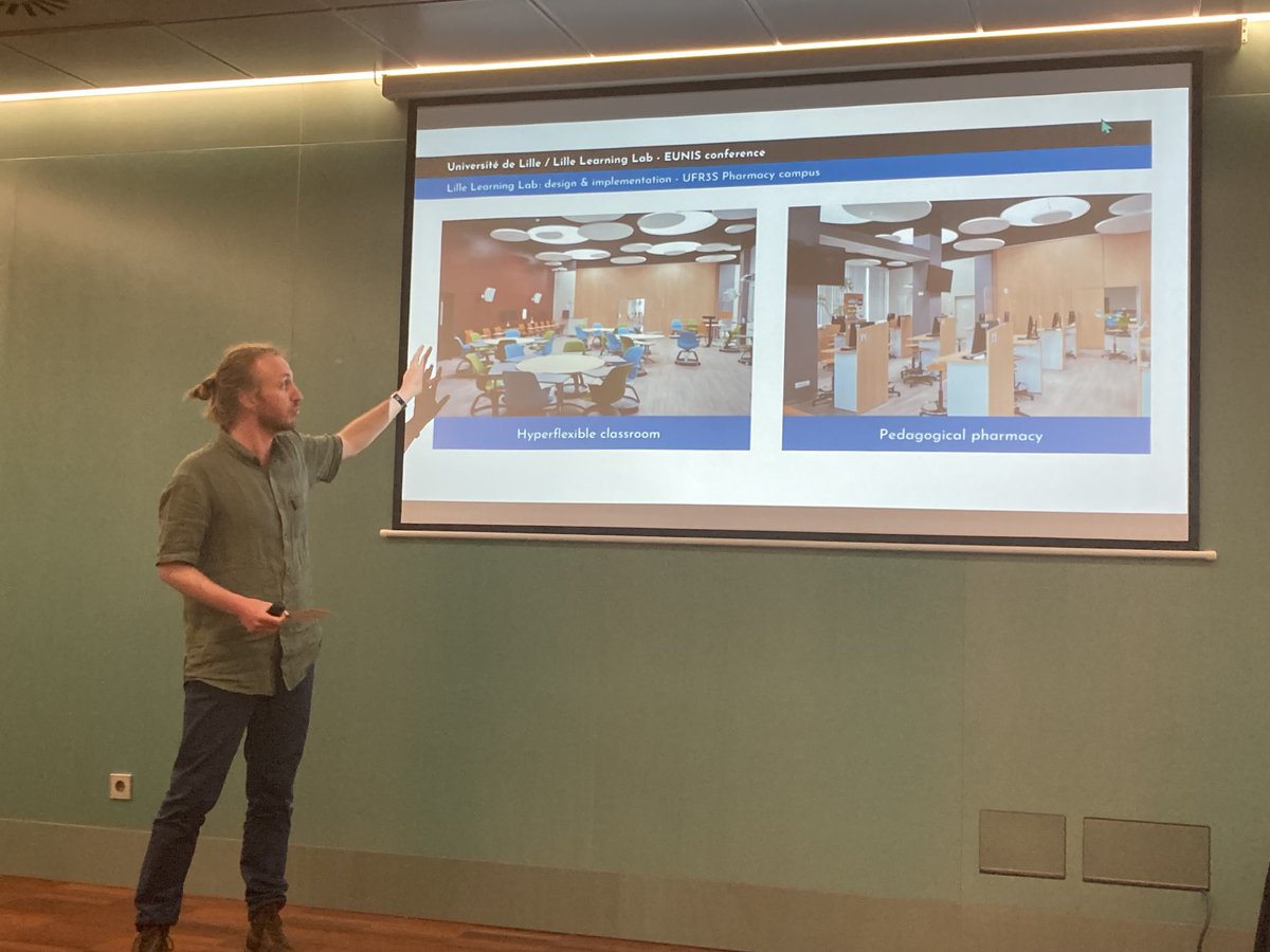 Innovative learning spaces University of Lille #Eunis23