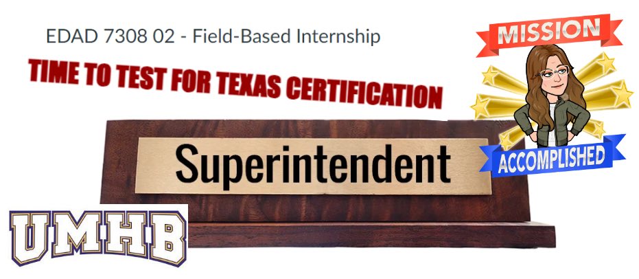 RigsbyConner's tweet image. @umhb_coe #TExES195 #superintendent #drconnerloading  #itsgettingrealnow #climbingobstacles #conqueringtheworld #girlpower #troops2teachers #missionaccomplished