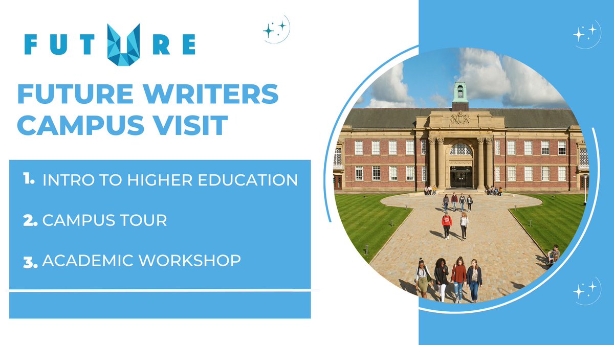 Our Future Writers campus visit at @edgehill has been a huge success. ⭐️ We had the finalists of the Future Writers competitions from @HighfieldLA and @OurladysHt attend the university campus and complete a fantastic workshop on Science Fiction. 🧪 #FutureWriters