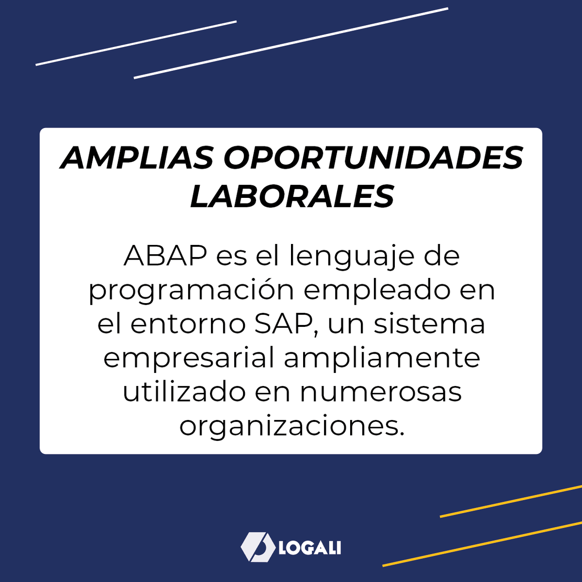 logaligroup's tweet image. ¡Descubre el poder de 𝐒𝐀𝐏 𝐀𝐁𝐀𝐏 𝐏𝐫𝐨𝐠𝐫𝐚𝐦𝐚𝐜𝐢𝐨́𝐧 𝐄𝐬𝐭𝐫𝐮𝐜𝐭𝐮𝐫𝐚𝐝𝐚! 💻
Si estás interesado en aprender más sobre la Programación estructurada, conoce nuestro Curso completos.
👉🏼 Más info en el enlace.  logaligroup.com/C0200 
#ProgramaciónEstructurada #ABAP