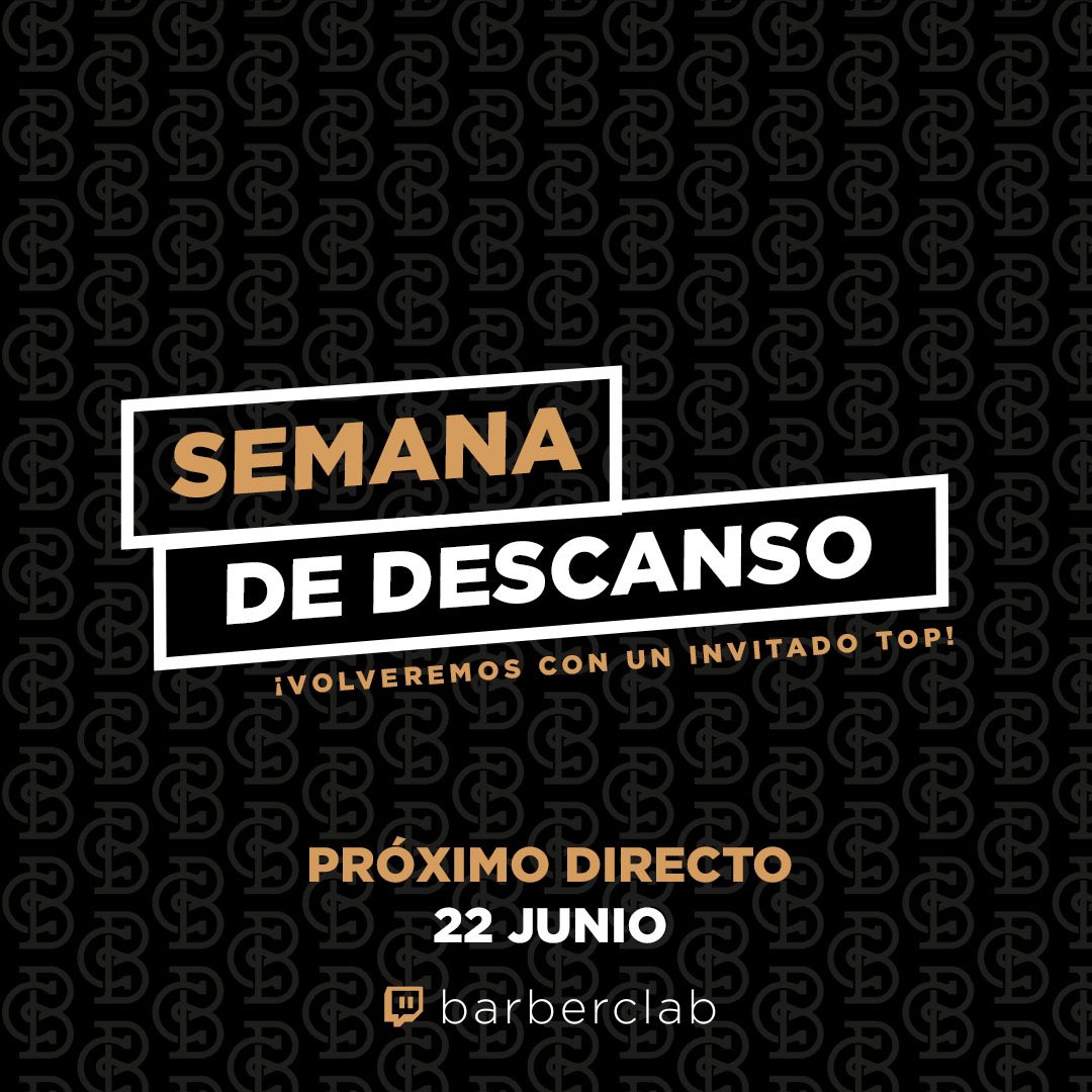BarberClab's tweet photo. ¡Necesitamos recargar pilas después de 12 programas seguidos! 😉

⏱️Volveremos el próximo jueves, con un invitado top con más de 2 Millones de seguidores en tiktok‼️

No os digo más… 🤫

#barberclab https://t.co/b1n3NM6SUF
