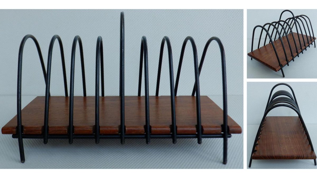 A vintage 8 slice toast/letter rack. Made in Denmark.

🛒 ebay.co.uk/itm/1757607315…

#Vintage #DanishVintage #Kitchenalia #eBay #VintageFind #Toast #VintageToastRack