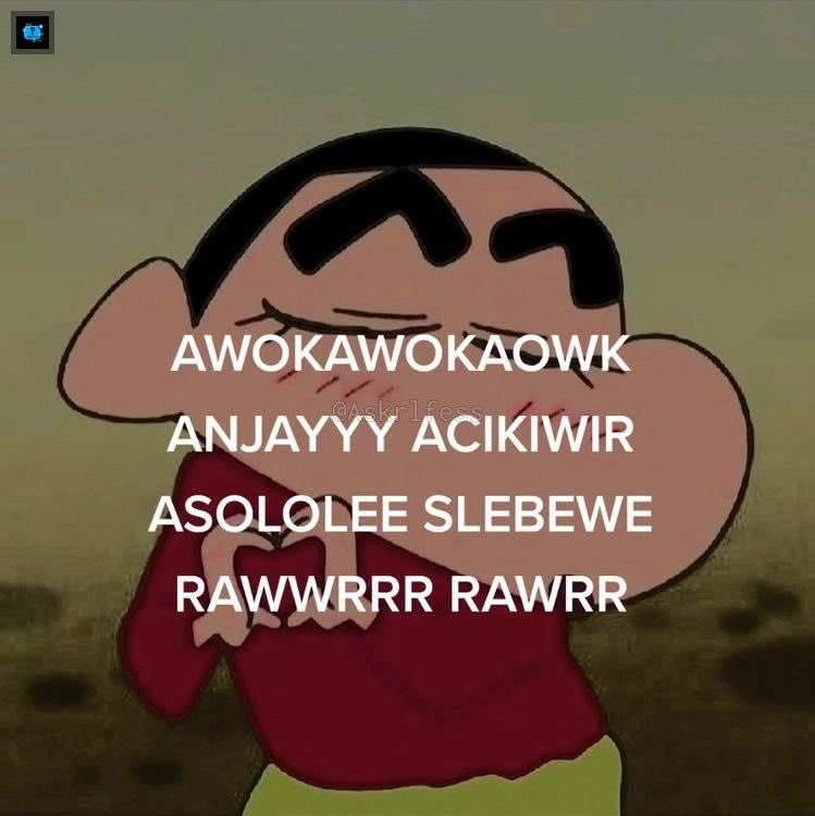 chamemin's tweet image. ㅤ
Dear the sweetest chamemin,
Awokawokaowk anjayy acikiriw asololee slebewe rawwrrr rawrr.💜
ㅤ