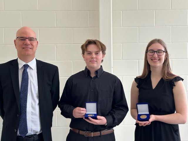 Congrats to <a href="/millwood_high/">Millwood High School</a> Lieutenant Governor’s Education Medal recipients- Bethany Klebert and Sean Bowes