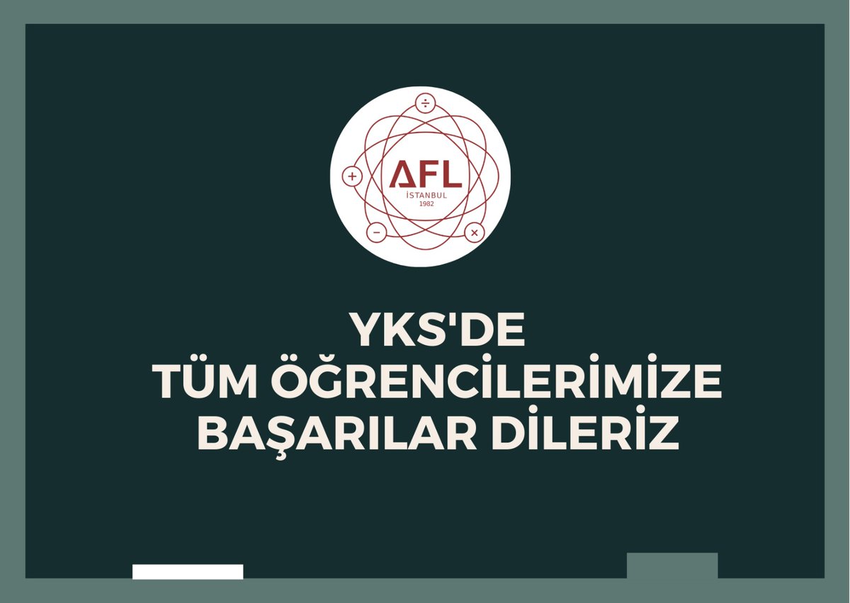 Geleceğimizin mimarı sevgili gençler, bu zorlu yolculukta göstermiş olduğunuz üstün gayretin karşılığını layıkıyla alacağınıza canı gönülden inanıyor, TYT ve AYT sınavında sizlere yürekten başarılar diliyoruz.
