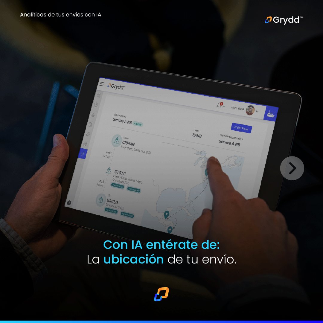 GRYDD Supply Chain & Logistics OS (@gryddnetwork) on Twitter photo Entérate primero del estado y ubicación de tus #envíos con #IA, junto a <a href="/ApoloDuvalis/">Andrés Meza-Escallón</a>, en el #webinar:
"Visualización de Seguimiento de Rutas y Gestión de Carga con IA"
👉¿Cuándo?
📅 28 de Junio
🕙 9 am Mex / 10am Col / 11 am Mia
¡Regístrate hoy! 👇
lnkd.in/ds3RN5fS Entérate primero del estado y ubicación de tus #envíos con #IA, junto a <a href="/ApoloDuvalis/">Andrés Meza-Escallón</a>, en el #webinar:
"Visualización de Seguimiento de Rutas y Gestión de Carga con IA"
👉¿Cuándo?
📅 28 de Junio
🕙 9 am Mex / 10am Col / 11 am Mia
¡Regístrate hoy! 👇
lnkd.in/ds3RN5fS