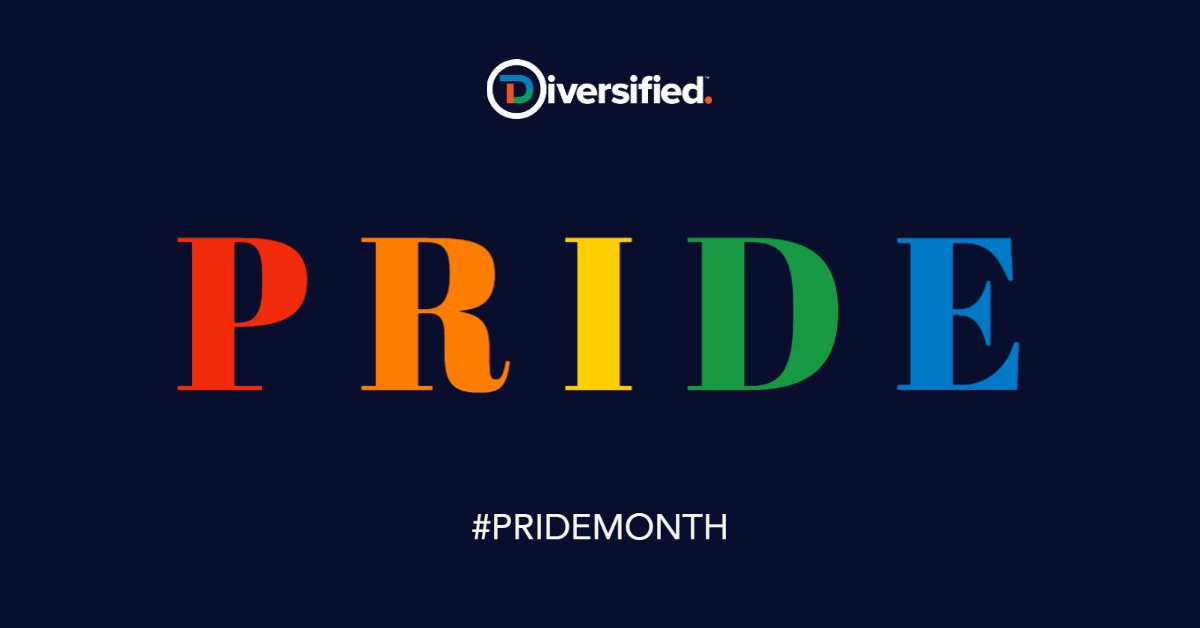 Happy Pride Month! 🌈 
At Diversified, we respect and celebrate our varied backgrounds and unique experiences from around the globe. We are committed to nurturing a workplace where everyone feels safe and empowered to be their authentic selves.
 #EqualityForAll #pridemonth2023