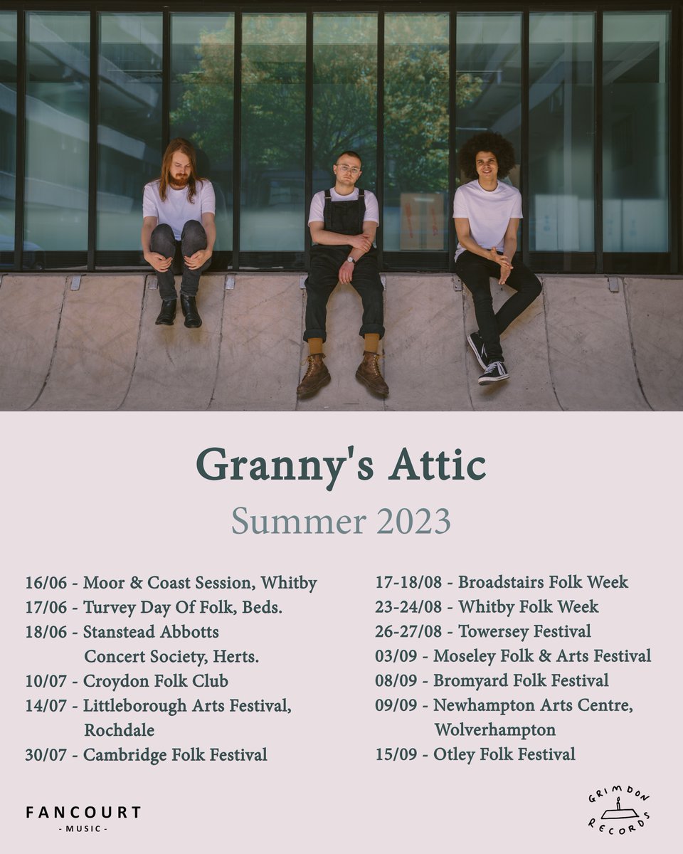 Summer tour starts tomorrow!     

We’re heading up to Whitby for Moor &amp; Coast Session tomorrow, on to Turvey Day Of Folk in Bedfordshire on Saturday, and Stanstead Abbotts Concert Society in Hertfordshire on Sunday. Come along!