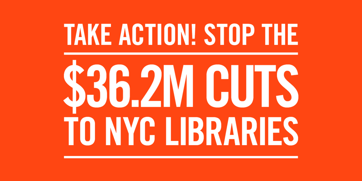 meowberrie's tweet photo. #NoCutsToLibraries! @NYCMayor and @NYCCouncil, library funding is essential! New Yorkers need the vital services our libraries provide. https://t.co/Kkf9jJ6PO4