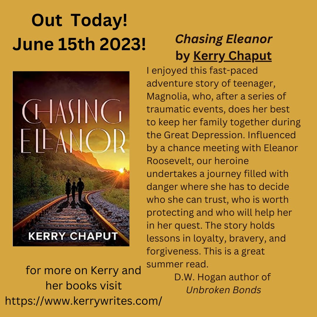 DawnDWHogan1's tweet photo. #bookrevies #mustread #kerrychaput #chasingeleanor https://t.co/Pi7ZTpTRmf
