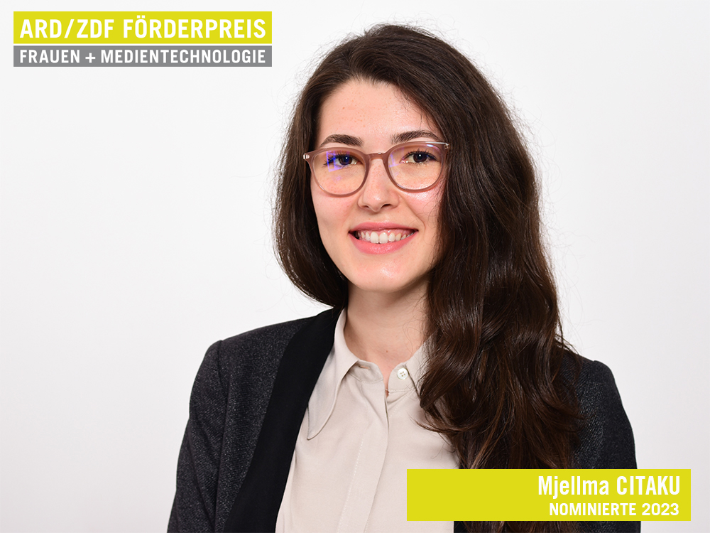 ARD/ZDF Förderpreis (@ard_zdf_fp) on Twitter photo #FP_23 Nominiert für den ARD/ZDF Förderpreis! Mjellma Çitaku: „Gelernte Videokompression mit tiefen neuronalen Netzen“, Master, TU Braunschweig <a href="/tuBraunschweig/">TU Braunschweig</a> #FP_23 Nominiert für den ARD/ZDF Förderpreis! Mjellma Çitaku: „Gelernte Videokompression mit tiefen neuronalen Netzen“, Master, TU Braunschweig <a href="/tuBraunschweig/">TU Braunschweig</a>