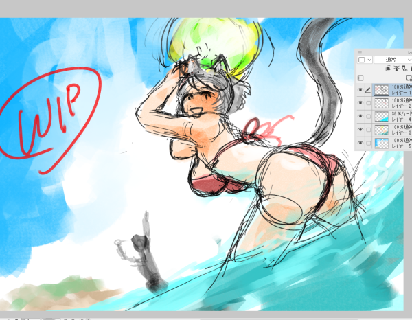 夏の絵!!! 