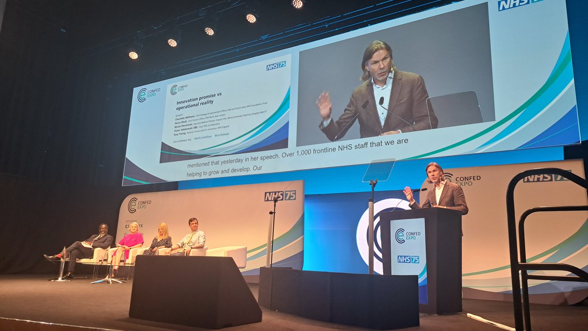 Accelerated Access Collaborative (@aacinnovation) on Twitter photo Can the promise of innovation deliver when set against the tough operational reality? <a href="/MediShout/">MediShout</a> <a href="/cardmedic/">CardMedic</a> <a href="/TympaHealth/">TympaHealth</a> explain why for the NHS and wider health and care systems to survive and thrive #innovation is not only desirable but necessary. #NHSConfedExpo <a href="/DrTonyYoung/">Tony Young</a> Can the promise of innovation deliver when set against the tough operational reality? <a href="/MediShout/">MediShout</a> <a href="/cardmedic/">CardMedic</a> <a href="/TympaHealth/">TympaHealth</a> explain why for the NHS and wider health and care systems to survive and thrive #innovation is not only desirable but necessary. #NHSConfedExpo <a href="/DrTonyYoung/">Tony Young</a>