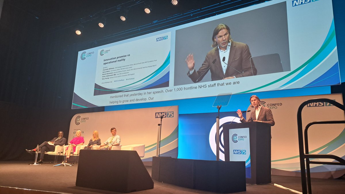 Can the promise of innovation deliver when set against the tough operational reality? @MediShout @cardmedic @TympaHealth explain why for the NHS and wider health and care systems to survive and thrive #innovation is not only desirable but necessary. #NHSConfedExpo @DrTonyYoung