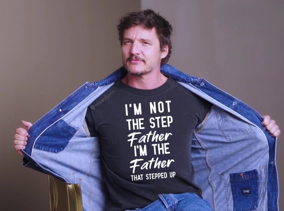 wizardjarin's tweet photo. Pedro Pascal to every single dad role in Hollywood https://t.co/Uxvs2AFZ6I