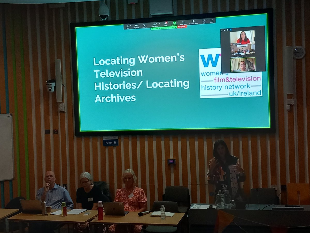 Next up: women's television histories and archives 🫶 #dwfth6