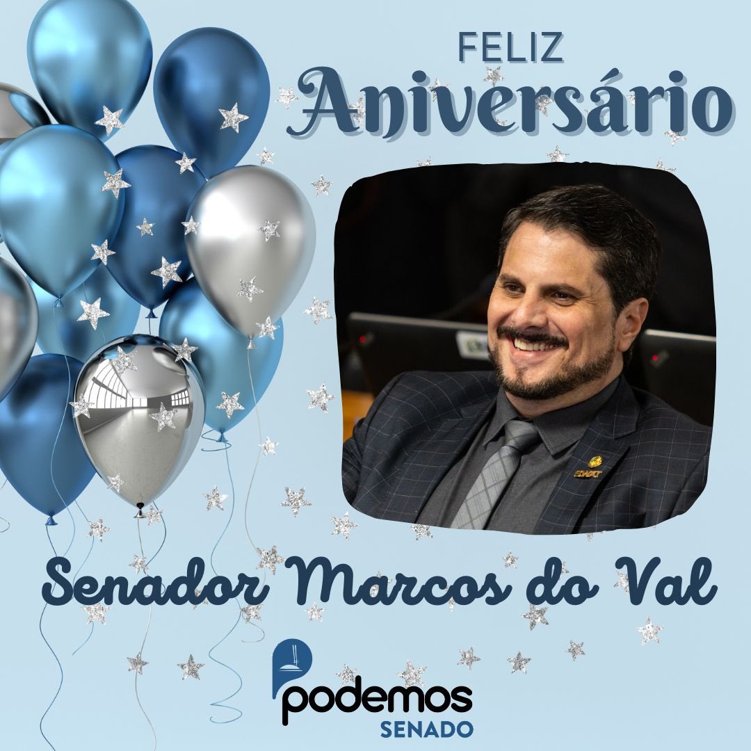 Feliz fase nova, senador Marcos do Val 👏👏👏

✨Hoje é aniversário do senador @marcosdoval. Desejamos que seja uma linda fase, repleta de muita saúde, conquistas e objetivos alcançados.✨

#podemosnosenado #marcosdoval #felizaniversario #juntospodemos