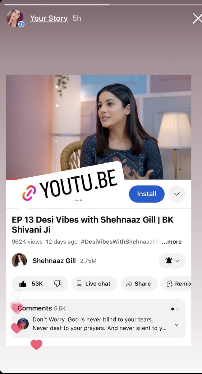 Let’s Make a chain 

Please Nominate 3 persons Tell them To do same

Am nominating @Puresou04897683 @Deepti63878619 @Shehnaaz_Love10 

To do This 

Copy link of Episode 13 and post on your social media handles story sections
#ShehnaazGill 

youtu.be/IB-kq3NZ458