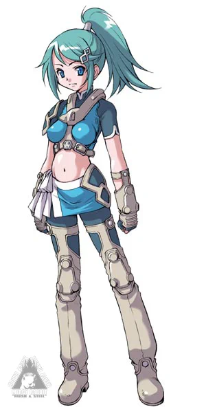 ゾイドジェネシスでの統月剛さんの独特で魅力的なキャラデザインが先にある中で、模型誌連載で世界観は同じく歴史がかってほんのり和風で作品の牽引力もある女の子が主人公と言うオーダーを受け、頭をひねって辿り着いたのがミドリのデザインでした。 #ゾイド40周年
