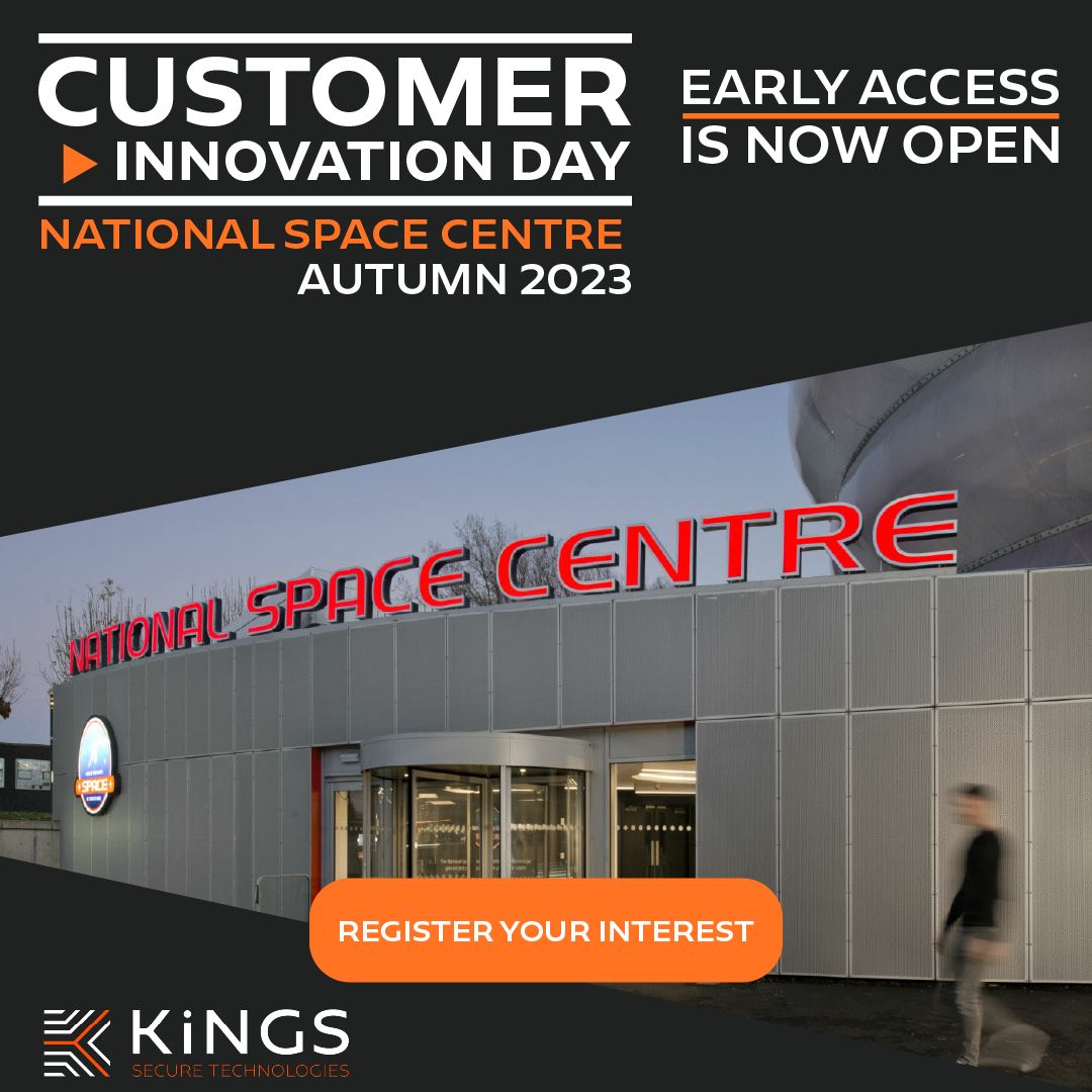Exciting News! We are thrilled to announce that we have opened early access registration for our much-awaited Customer Innovation Day.

📅 When? : Autumn 2023
📍 Where? : National Space Centre 🚀

Register your interest today at: kingsltd.co.uk/innovation-day/
#EmergingTechnologies