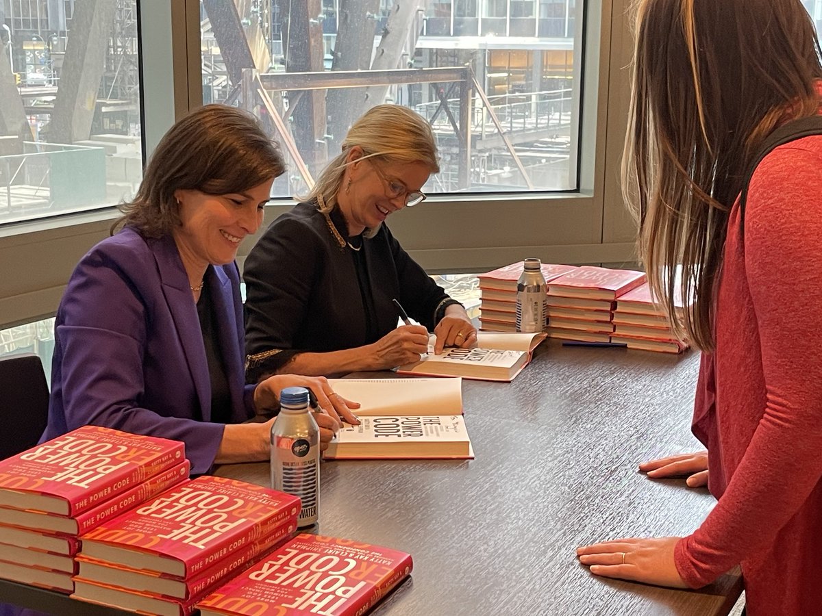 KattyKay_'s tweet photo. Book week with @ClaireShipman Claire and I have written 5 books together and were smiling about the number of times we've been through this scene! #thepowercode https://t.co/IjCdlUwCtM
