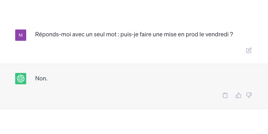 Pas le vendredi. tweet media