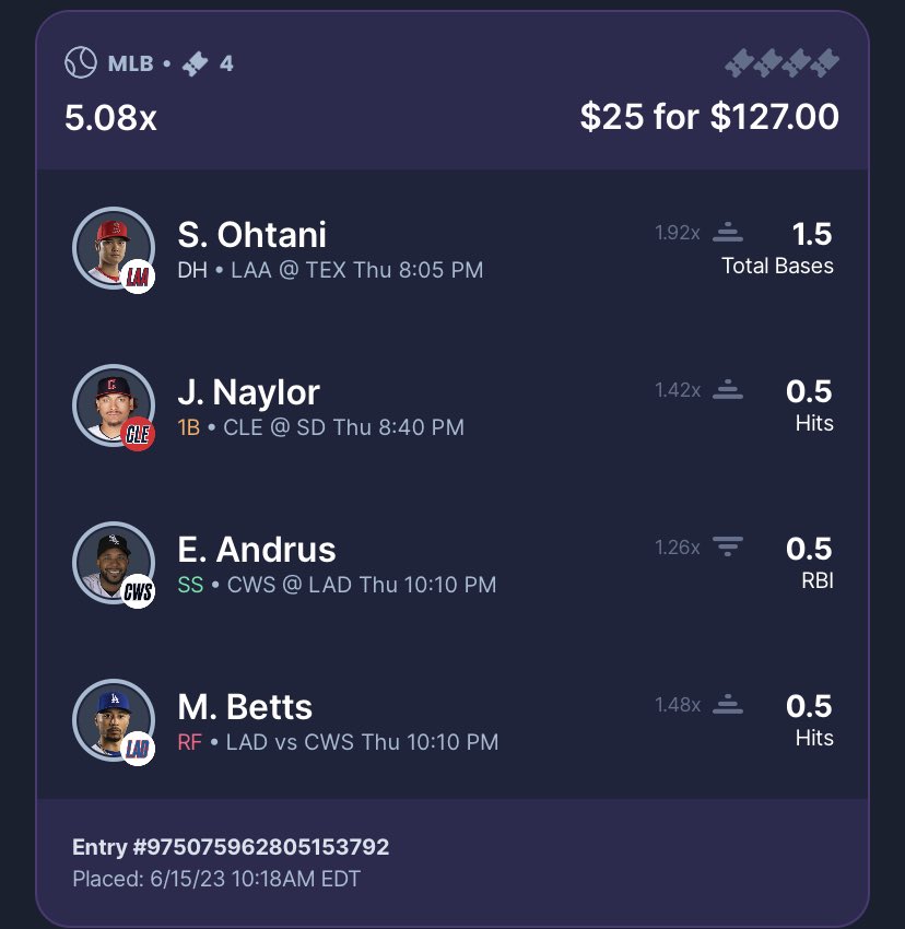 here my free potd. play in pairs if necessary! 

discord.gg/Zhh72v4s
(free plays everyday)

#CSGO #VAL #Dota2 #Underdog #GamblingTwitter #LeagueOfLegends #PlayerProps #PrizePicks #Like #Retweet #Esports #Sportsbook #ParlayPlay #NBA #MLB #NHL