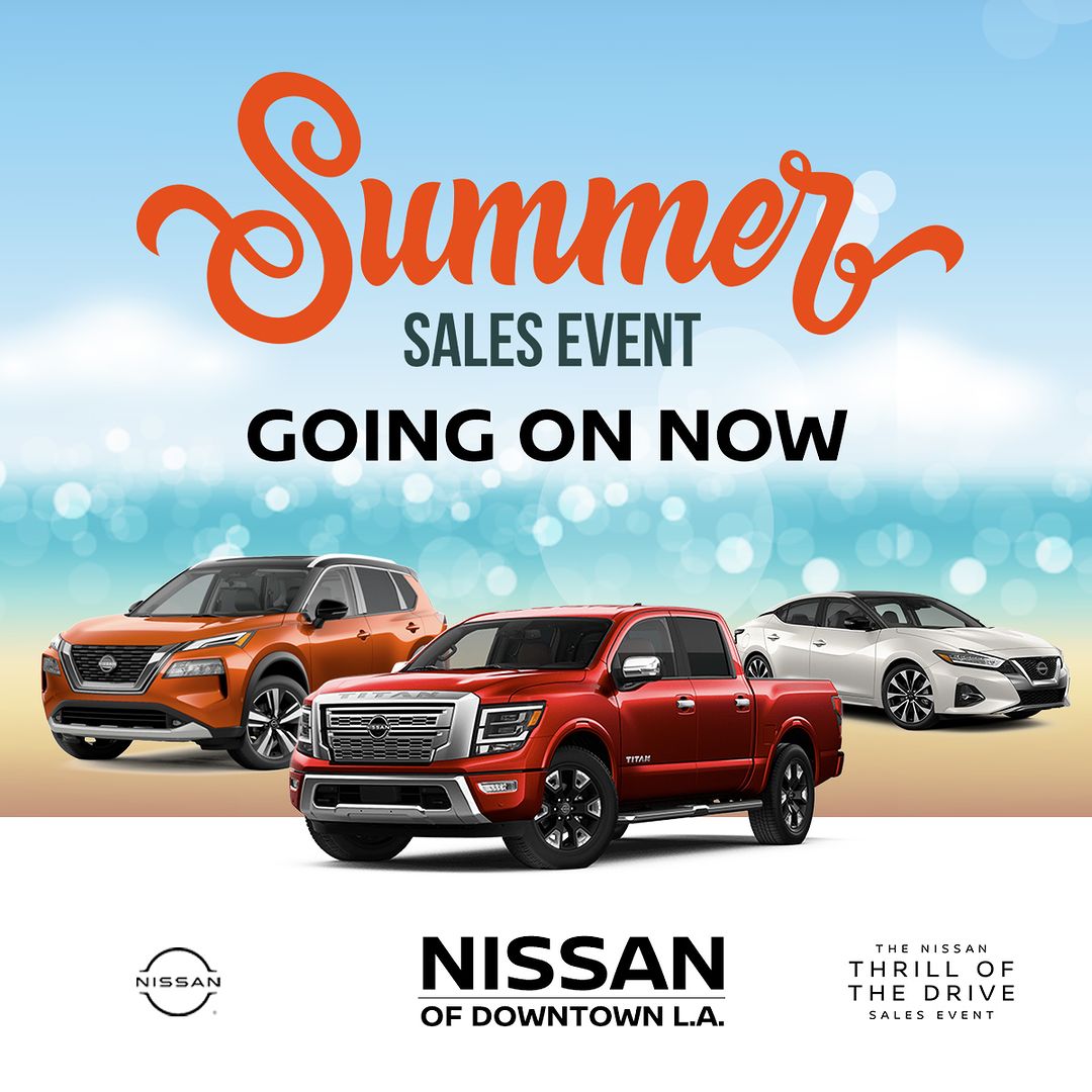 Rev up your summer with unbeatable deals at our Summer Sales Event! ☀️

Visit us at Nissan of Downtown LA and let’s make this summer one to remember!🏝🏎