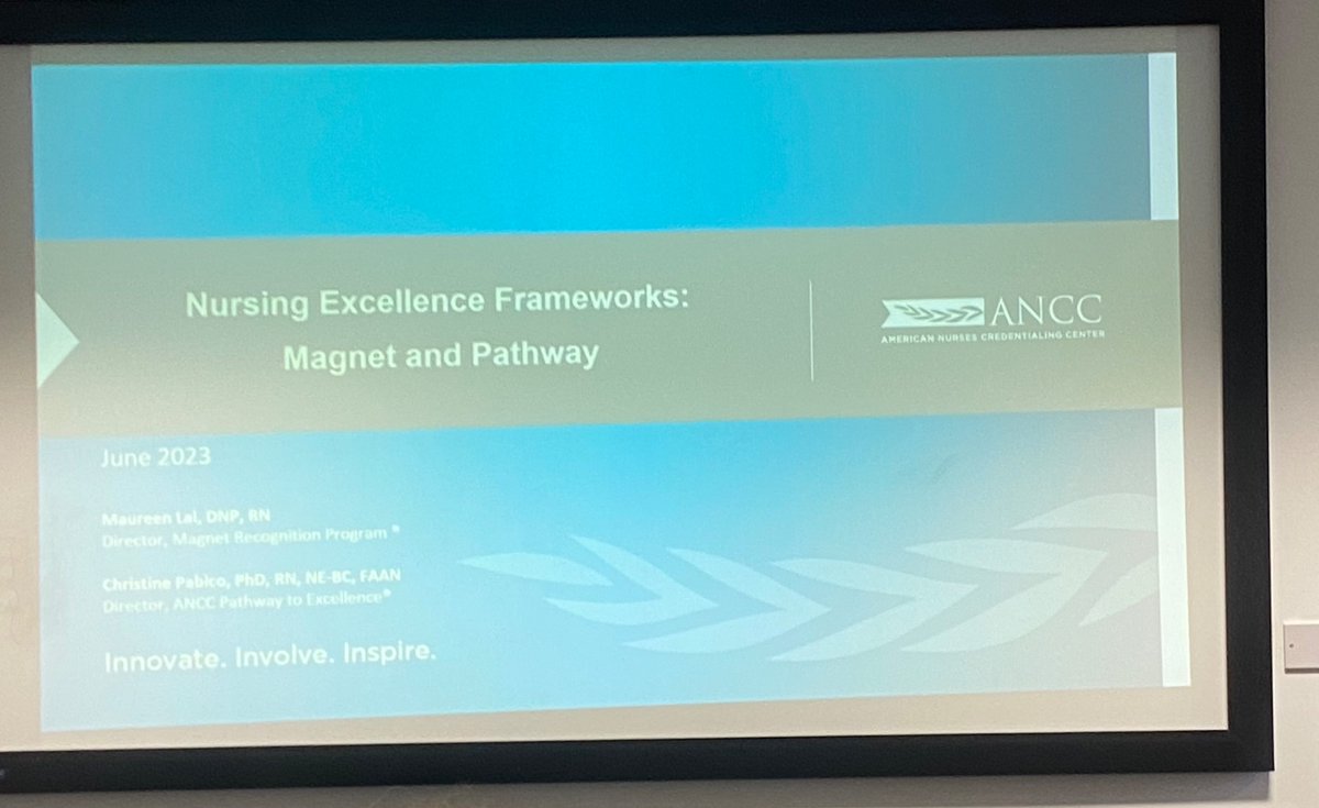 Very Informative session on achieving excellence in nursing , using a framework to guide , great take home information to bring back to @Beaumont_Dublin @Magnet4Europe @BeaumontMag4E @mariefmurray